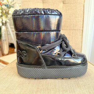 Jog Dog Gstaad Waterproof Snow Boots – Blue Holographic (36-37)